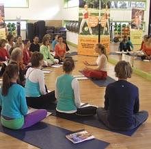 Dru Yoga Class Sitting